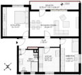 Neuwertige 3-Zimmer-Wohnung über die gesamte 1. Etage - Grundriss