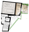Nähe Theresienwiese - Moderne Maisonette mit 2 Balkonen, Terrasse & Lift direkt in die Wohnung - Grundriss
