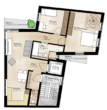 Nähe Theresienwiese - Großzügige Maisonette mit 2 Balkonen, Terrasse & Lift direkt in die Wohnung - Grundriss