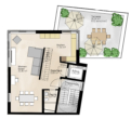 Neuwertige Dachterrassenwohnung mit zusätzlichem Ausbaupotenzial nahe der Theresienwiese - 3. Obergeschoss