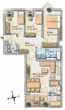 Schöner Wohnen in Neuried! Schicke 4-Zimmer-Maisonettewohnung mit Dachterrasse und Südbalkon - Grundriss